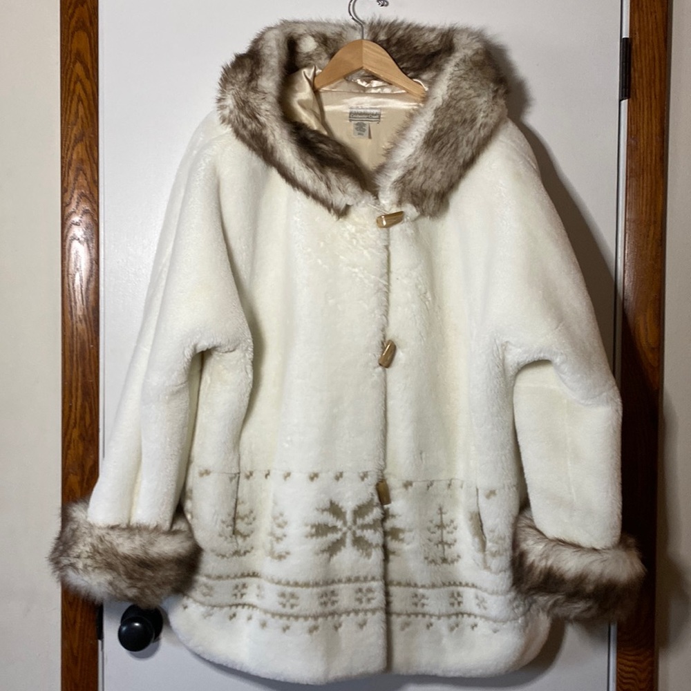 Women’s Coldwater Creek Faux Fur Coat